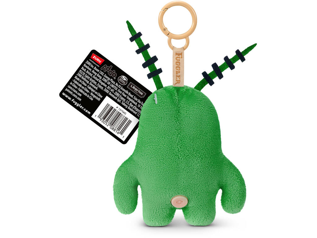 Zuru Fuggler Bob Éponge Porte-clés en peluche Personnage de 12 cm