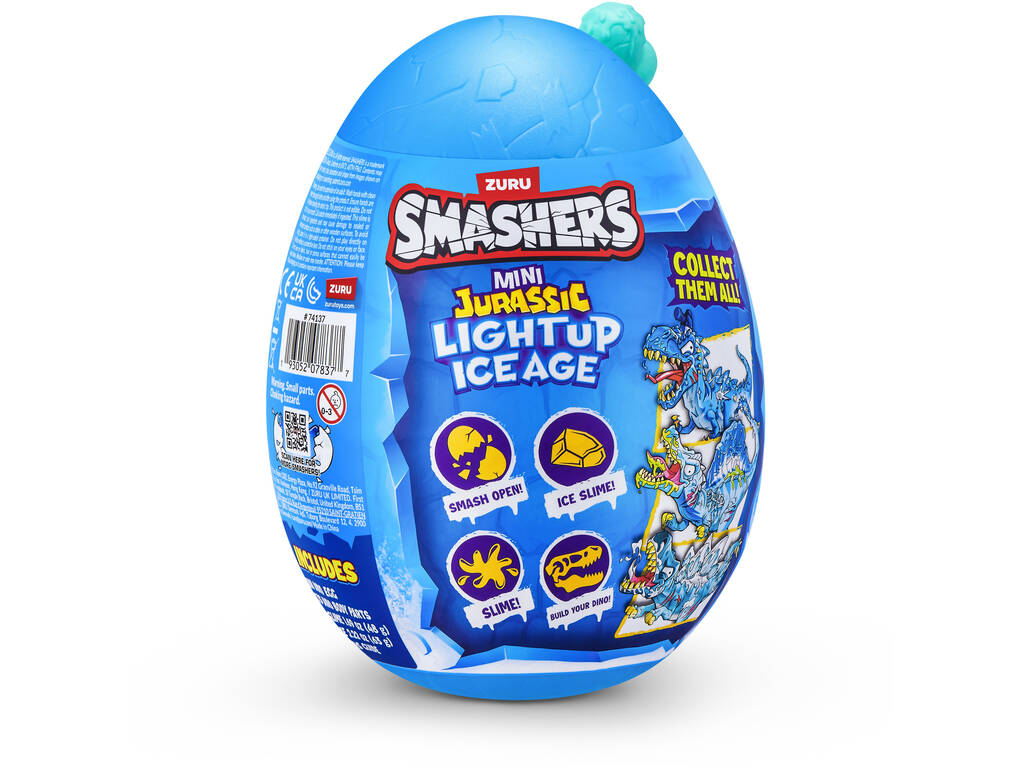 Zuru Smashers Mini Jurassic Light Up Ice Age Œuf Surprise