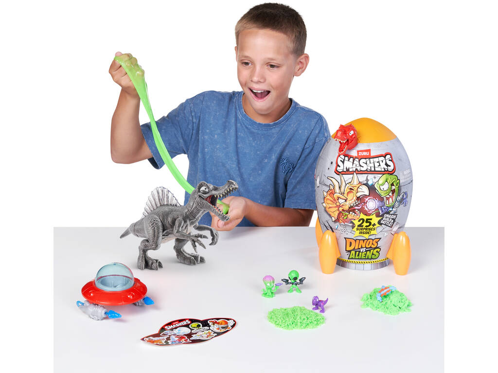 Zuru Smashers Dinos vs Aliens Cohete Sorpresa