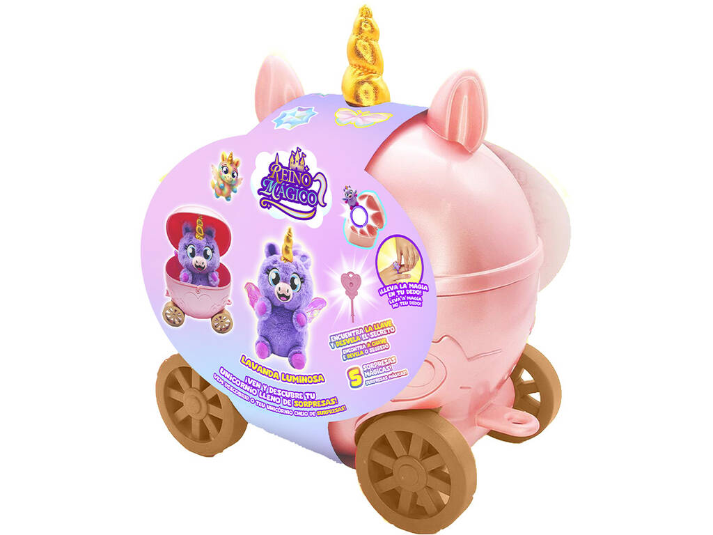 Reino Mágico Chariot avec peluche de 25 cm et accessoires