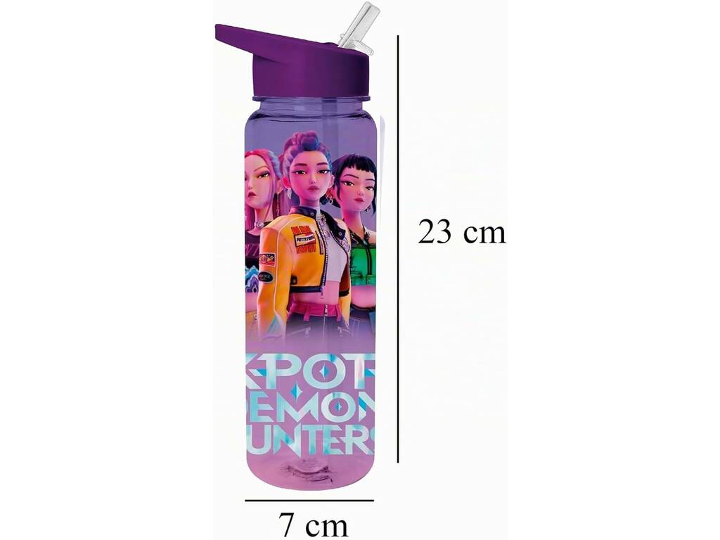 K-Pop Demon Hunters Botella Violeta de 700 ml