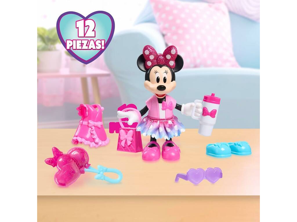 Minnie Fabulosa Muñeca a la Moda de 15 cm con Accesorios - imagen 5