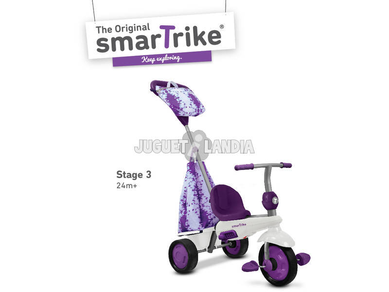  Triciclo Smart Trike Spirit 4 en 1 Lila