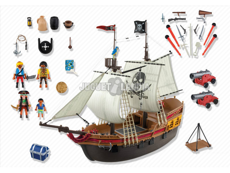 Playmobil barco pirata de ataque