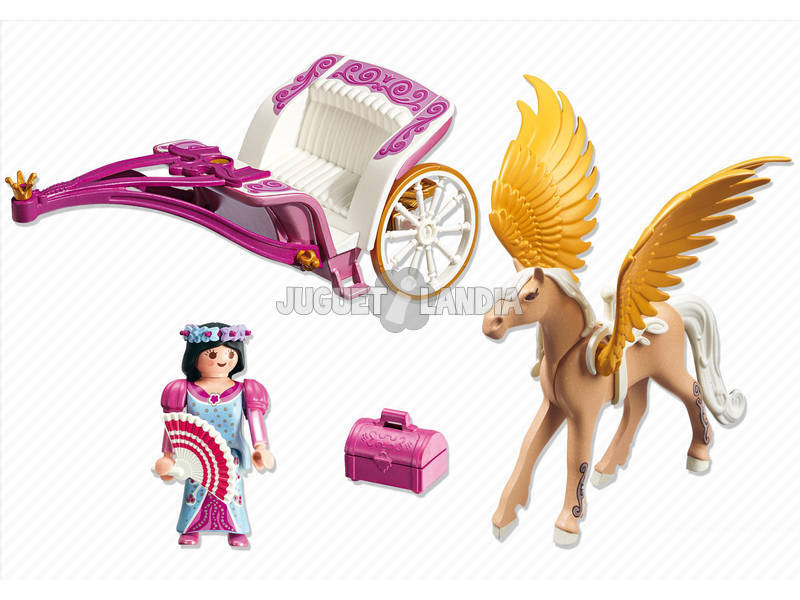 Playmobil Carrozza con cavallo alato